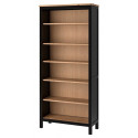 Стеллаж IKEA Style (Россия), цвет - черный + светло-коричневый
