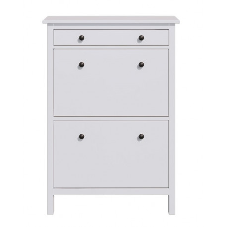 Тумба для обуви 3 ящика IKEA Style (Россия) 89х127х30, цвет – белый