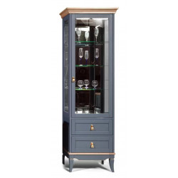 Шкаф с витриной Тельма ГМ 6506 капри