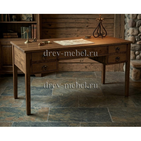 Стол письменный из массива дуба Oak 10-1